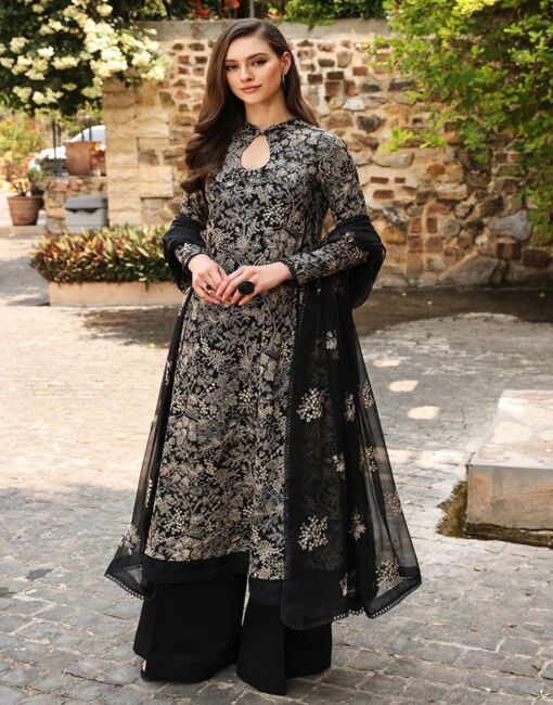 3 Piece Lawn Suit-Embroidered (Unstitched)