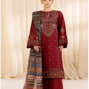 3 Piece Lawn Suit-Embroidered (Unstitched)