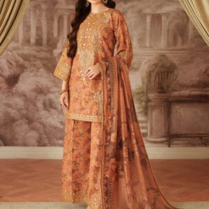 3 Piece Lawn Suit-Embroidered (Unstitched)