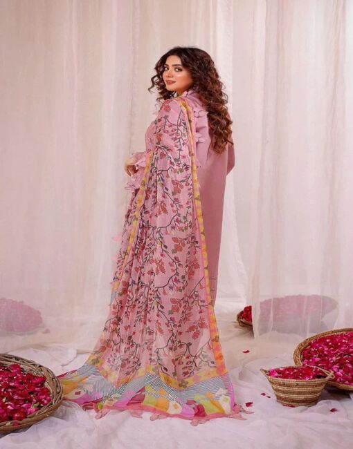 3 Piece Lawn Suit-Embroidered (Unstitched)