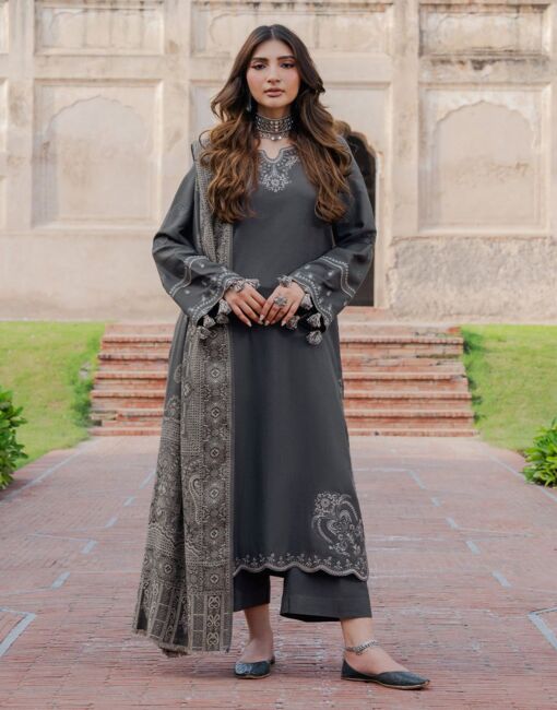 3 Piece Lawn Suit-Embroidered (Unstitched)