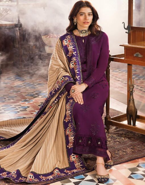 3 Piece Lawn Suit-Embroidered (Unstitched)